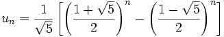 Formule de Binet